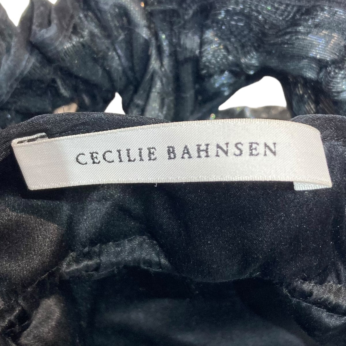 Cecilie Bahnsen(セシリー・バンセン) Sofie Lunaハンドバッグ ブラック｜【公式】カインドオルオンライン  ブランド古着・中古通販【kindal】