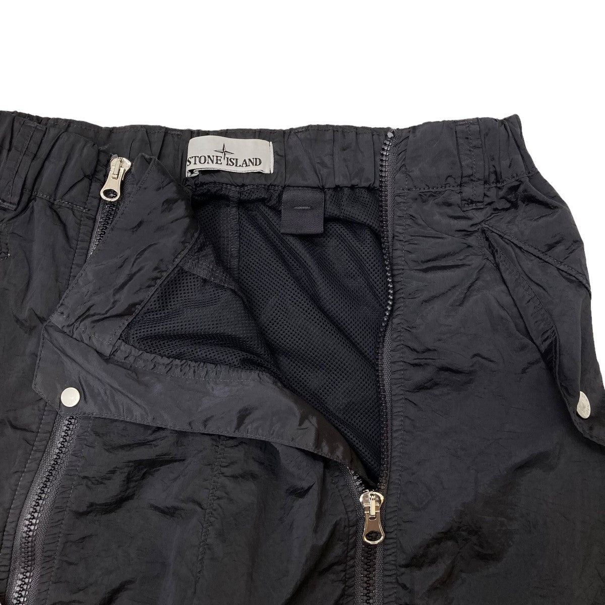 STONE ISLAND(ストーンアイランド) CARGO PANTSカーゴパンツ771531619 V0065 . 771531619 V0065  . ブラック サイズ W28｜【公式】カインドオルオンライン ブランド古着・中古通販【kindal】