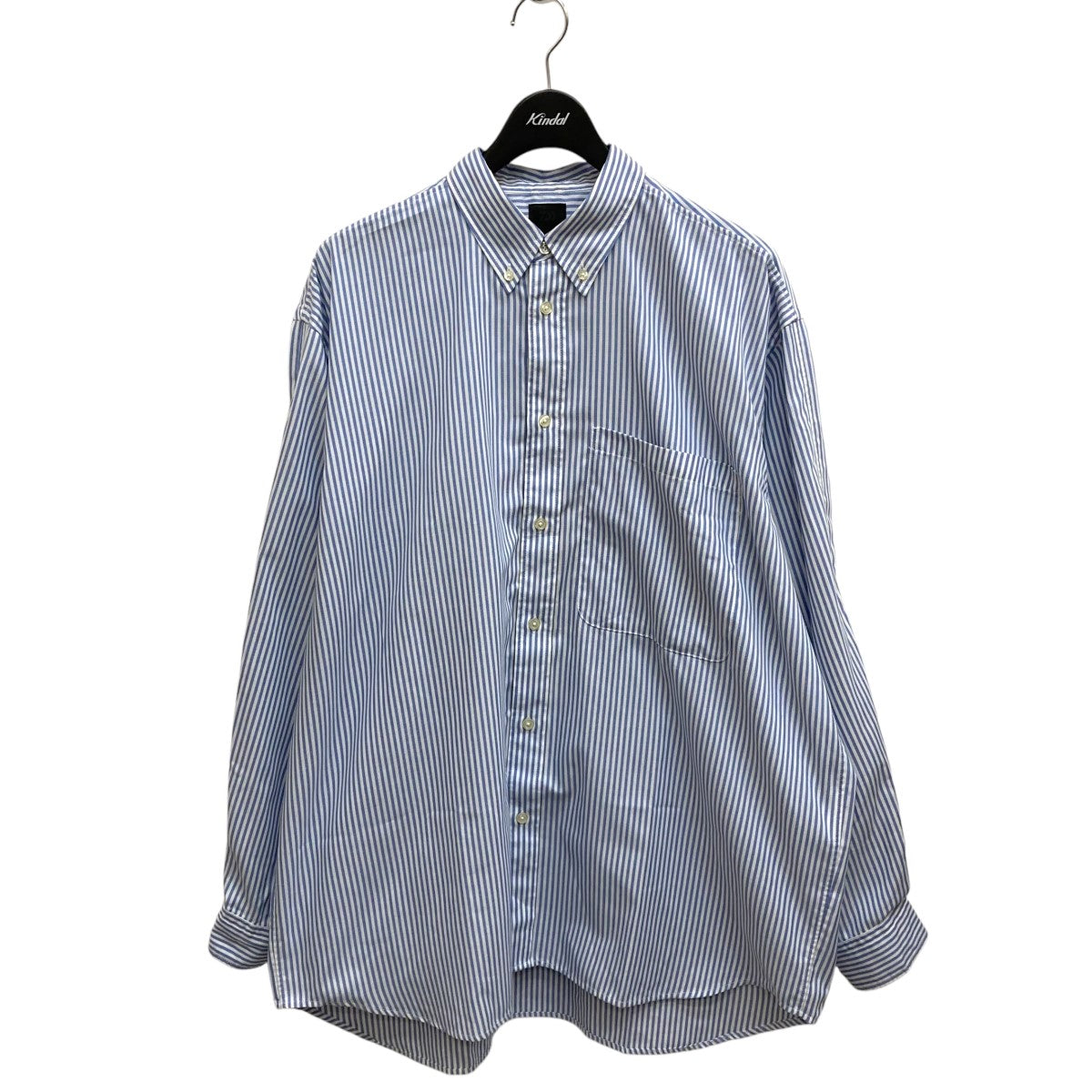 TECH BUTTON DOWN SHIRTS L S OXFORDストライプシャツBE-86023