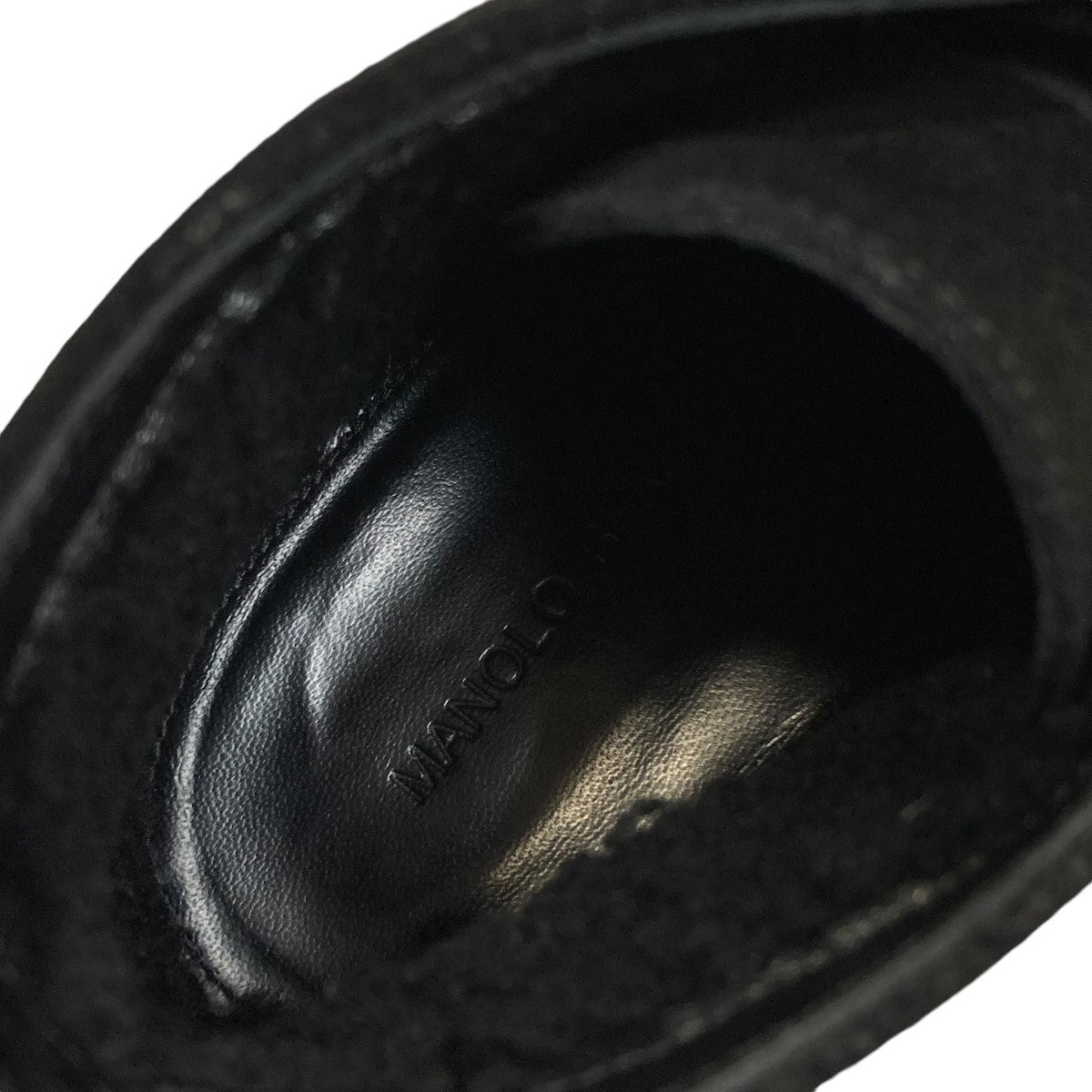 Manolo Blahnik(マノロブラニク) RADOチャッカーブーツ ブラック