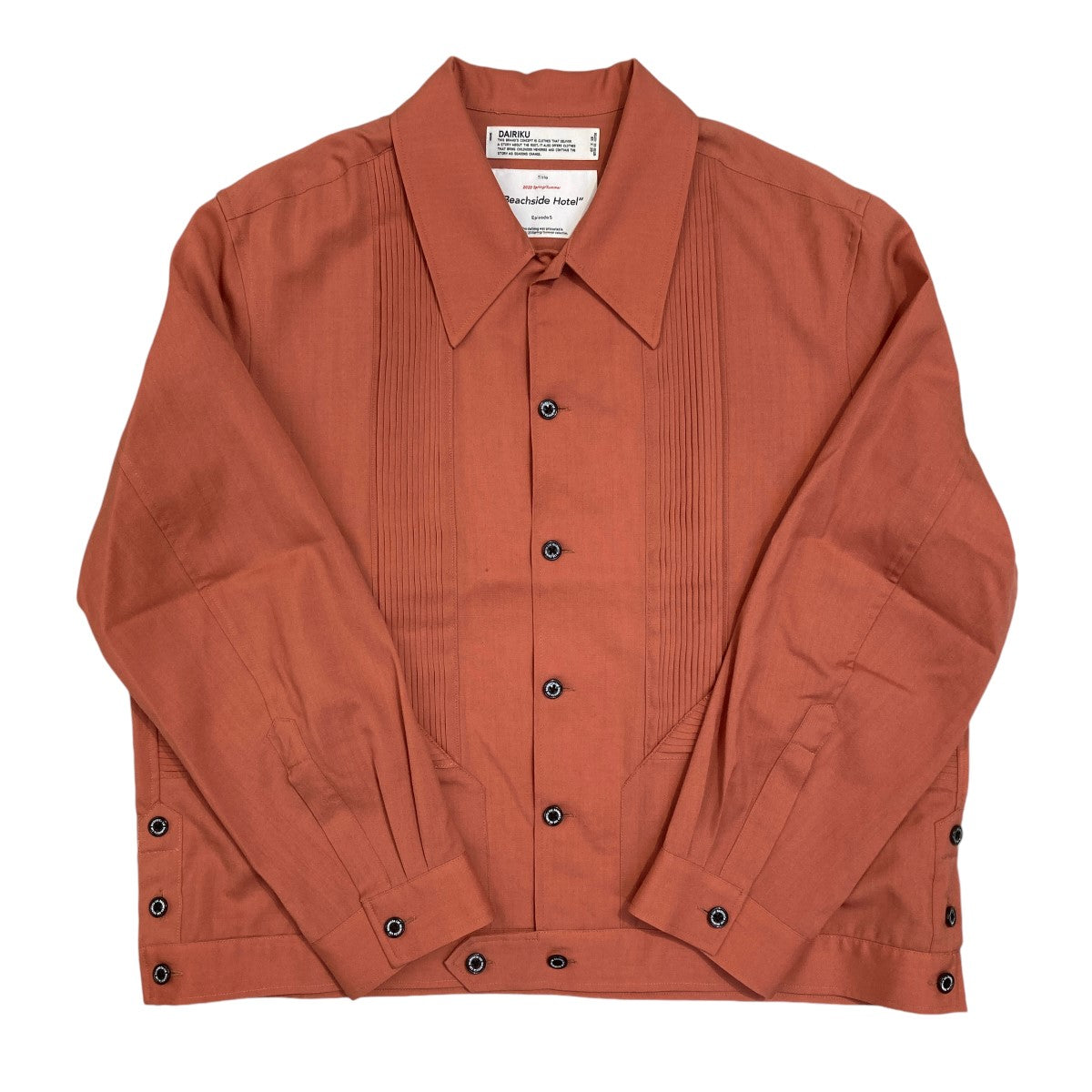 DAIRIKU(ダイリク) Summer Cuba Shirt Jacket長袖シャツジャケット20SS J-6