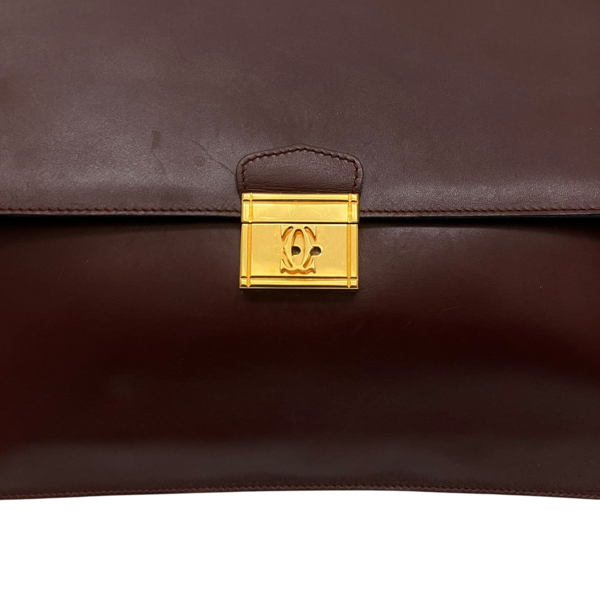 Cartier(カルティエ) マストライン ブリーフケース ボルドー｜【公式