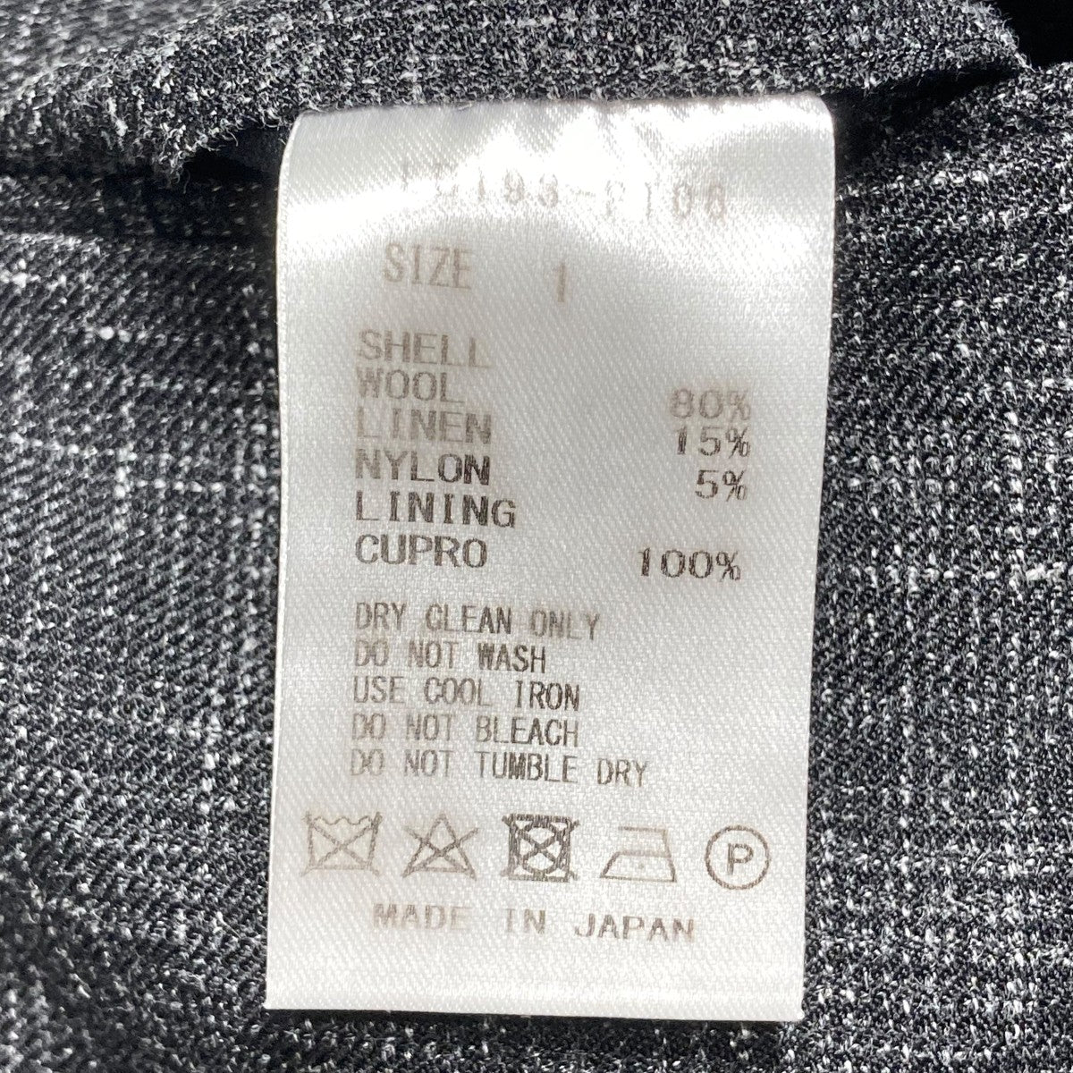 Splashed Check Tucked TrousersスラックスLB193-PT06