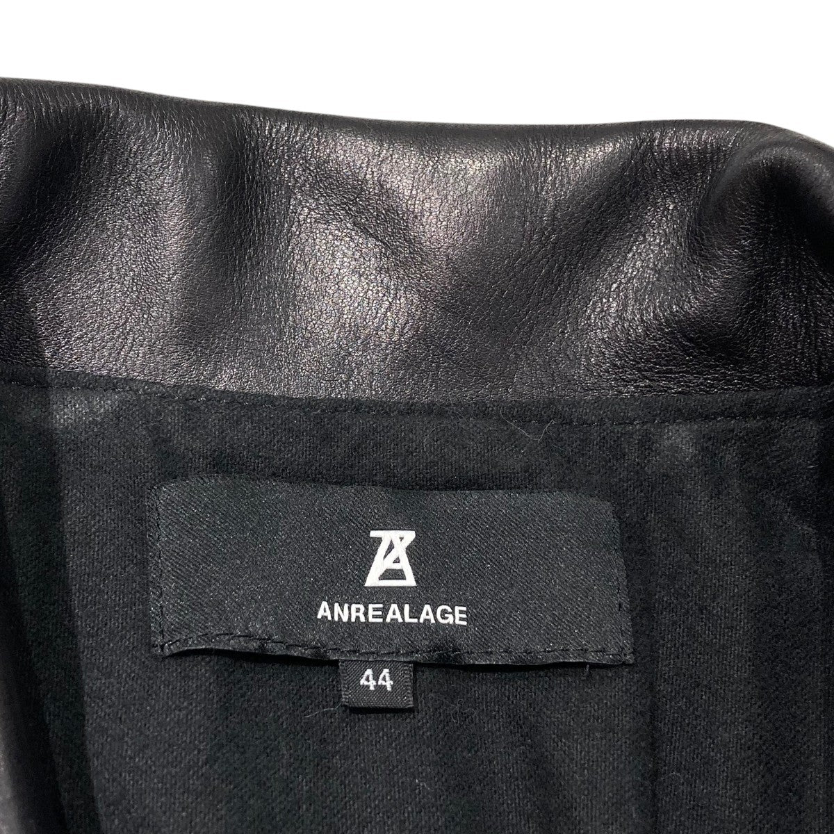 パネルパッチワークライダースジャケット