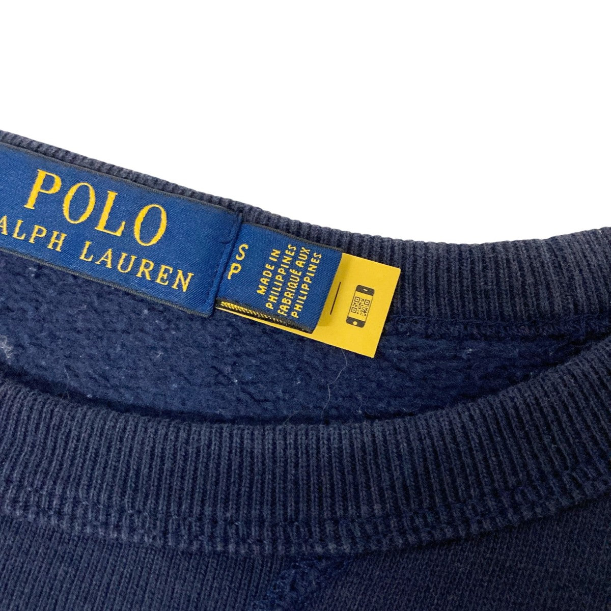 Polo Ralph Lauren ネイビー スウェット XS最終値下げ‼️ POLO RALPH LAUREN(ポロラルフローレン) ロゴスウェット