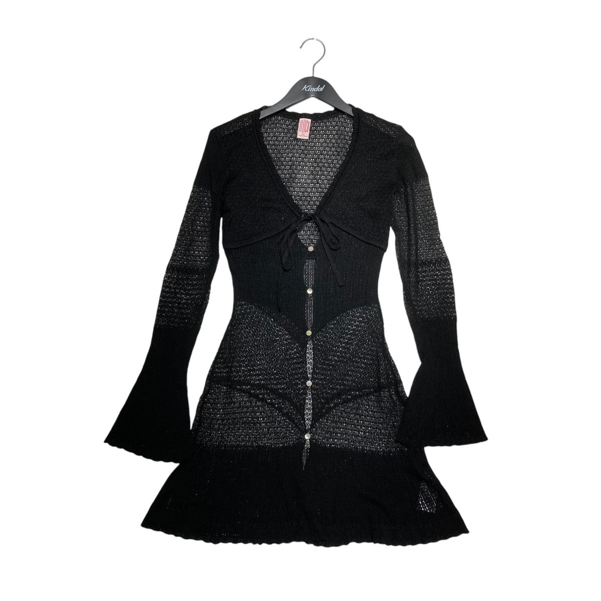 *最終値下げ* fetico カーディガン FETICO(フェティコ) for yo biotop LACE KNIT CARDIGANニット