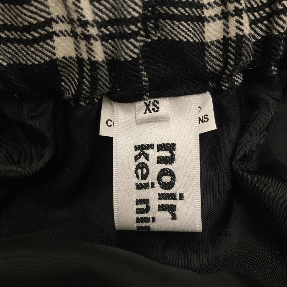 noir kei ninomiya ギンガムチェックTシャツ Narrenschiff:【期間限定Tシャツフェア】NOIR KEI NINOMIYAの