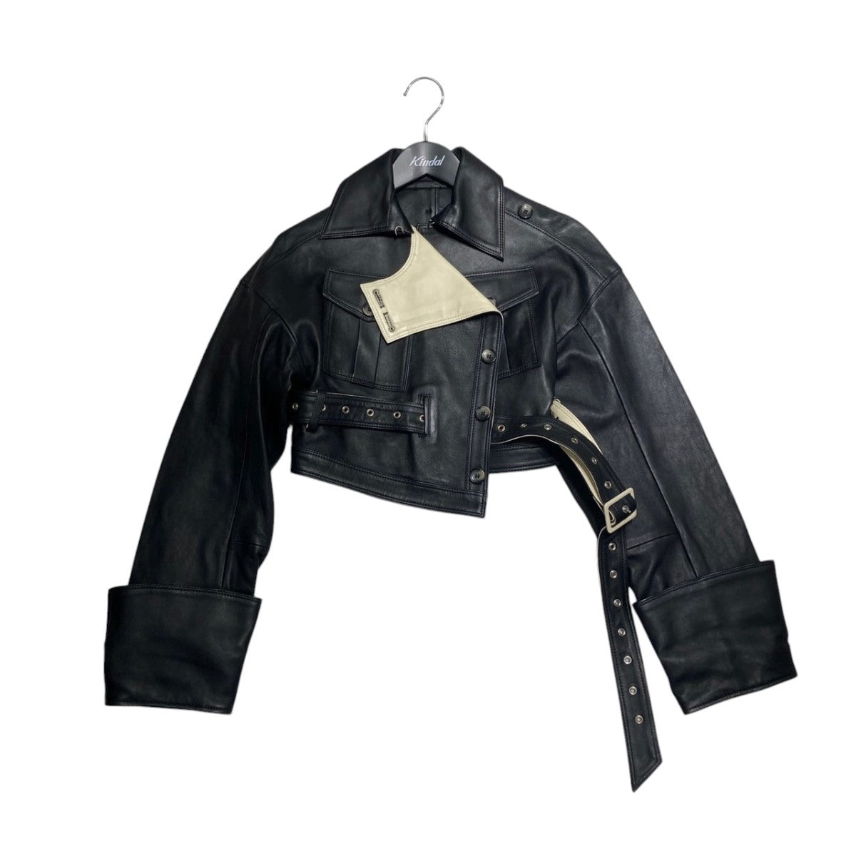 レザークロップドジャケット