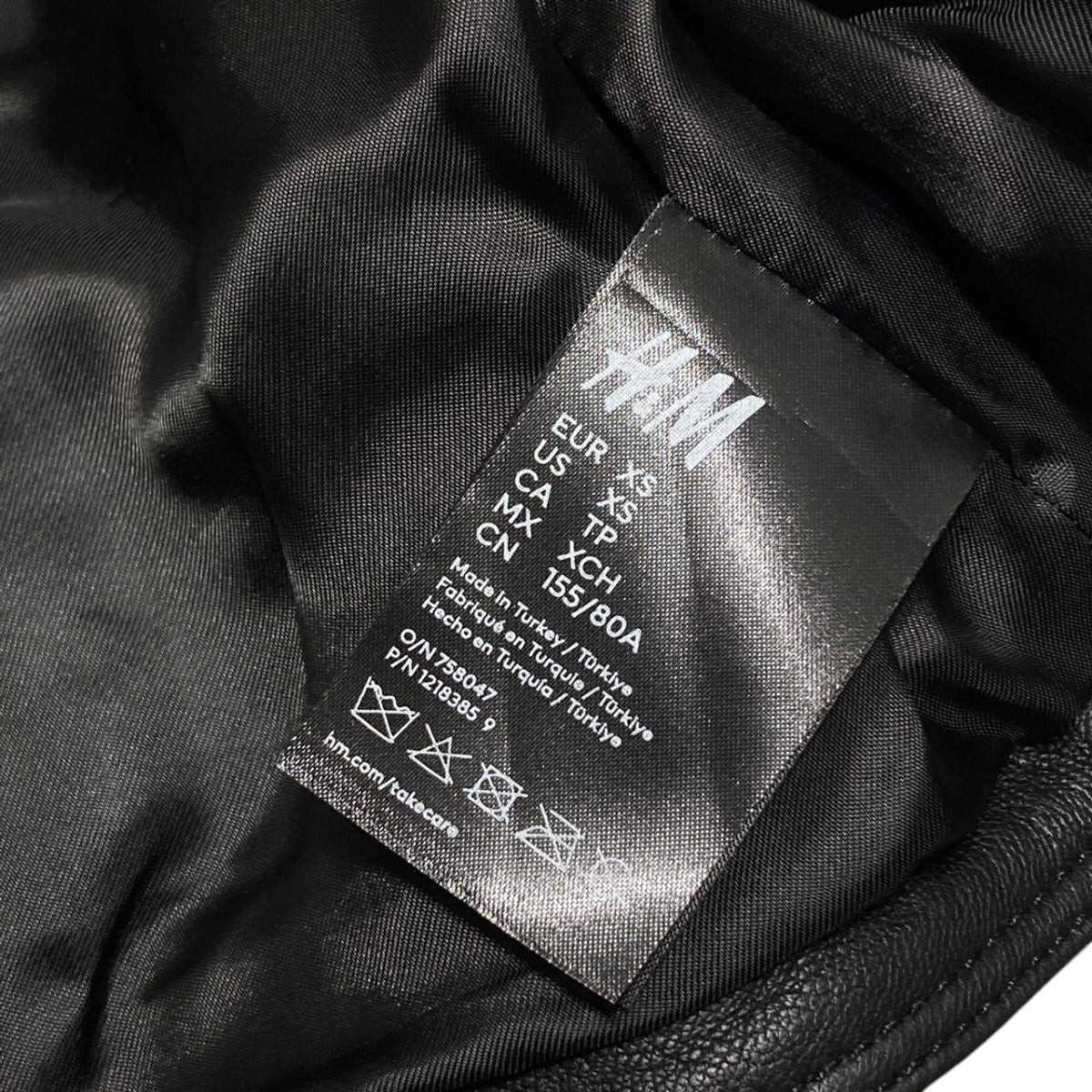 レザークロップドジャケット