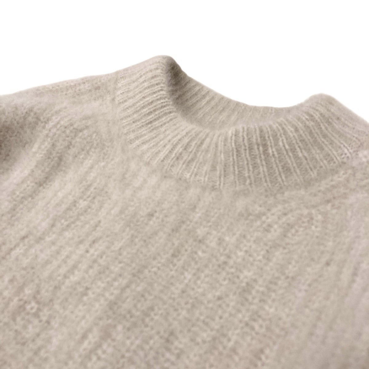 BATONER(バトナー) 21AWBLUE FOX MOCK NECKフォックスファーニットBN