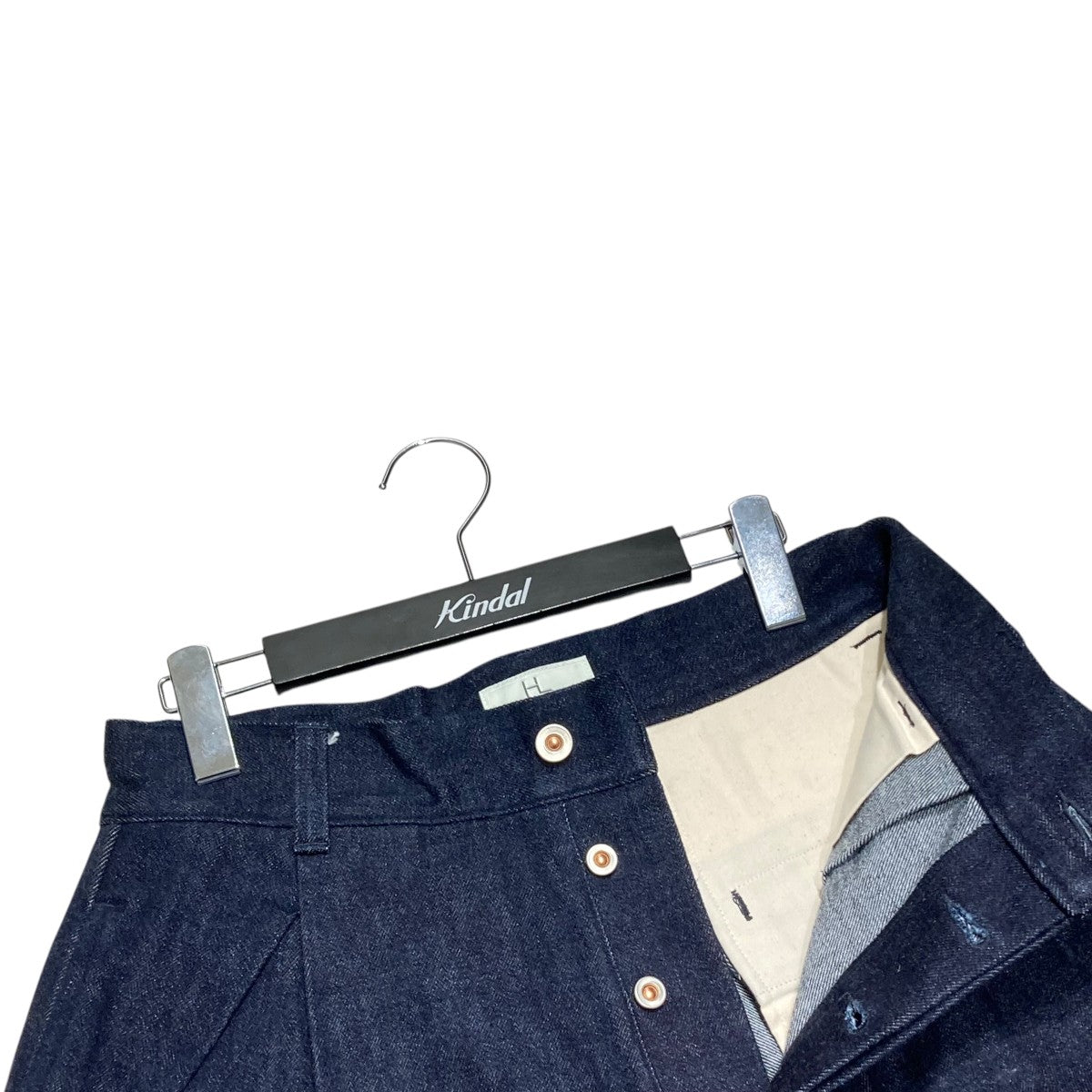 HERILL(ヘリル) HL Olive Denim Tuckshortsデニムショートパンツ