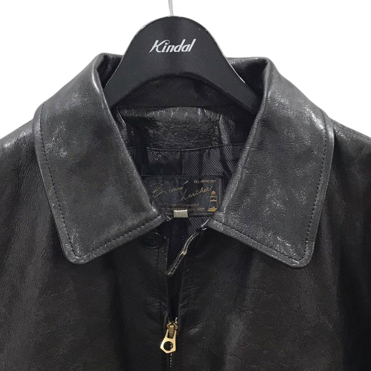 21AW ジップアップレザージャケット SASHA LEATHER JACKET サシャレザージャケット