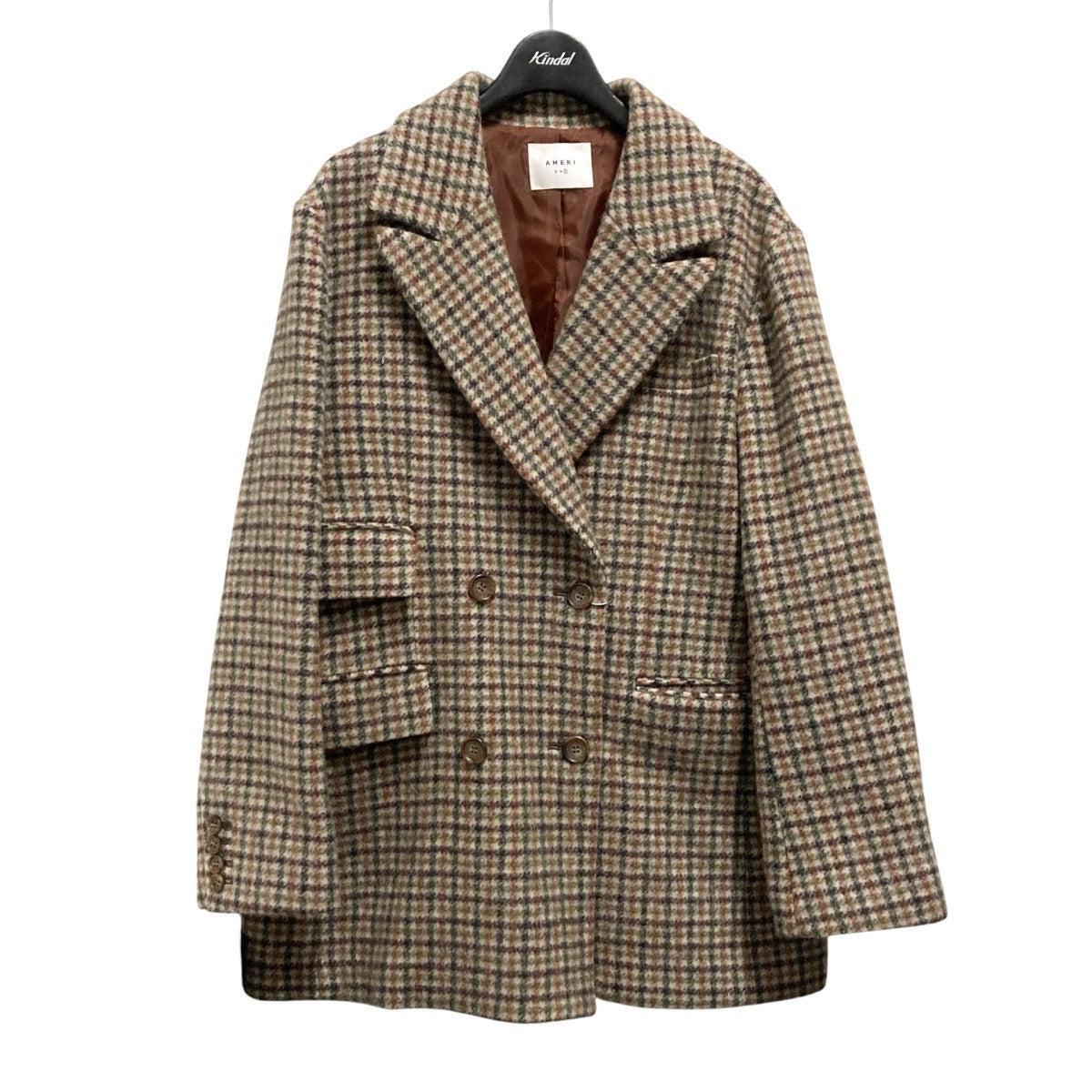 AMERIアメリヴィンテージ　CHECK ECO WOOL BIG JACKET Ameri（アメリ）の「CHECK ECO WOOL BIG JACKET（テーラード