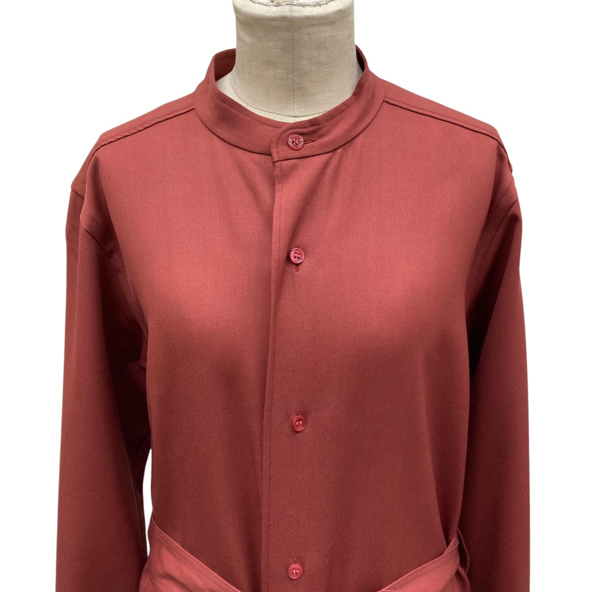 POSTELEGANT 22AWWool Shirt DressシャツワンピースOP22A0002 古着・中古-3枚目のアイテム画像