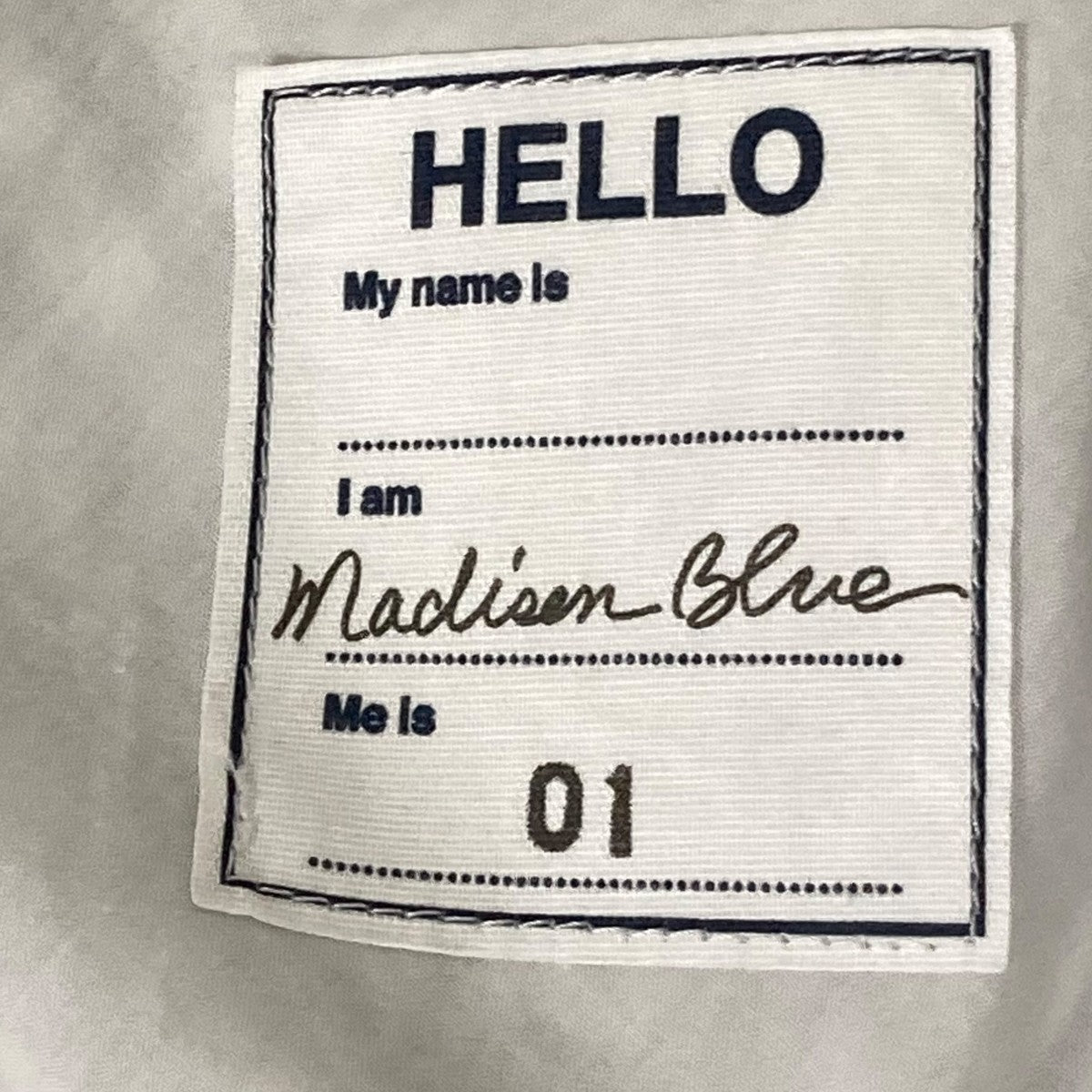MADISON BLUE(マディソンブルー) 21SSTUCK CIRCULAR SK GINGHAM