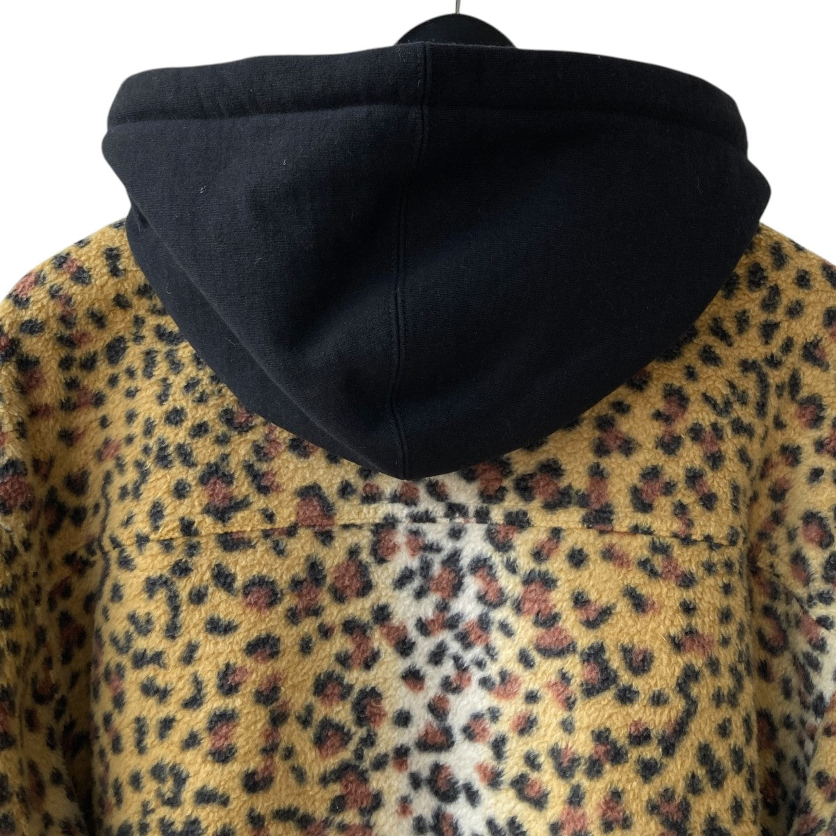 23AWFleece Zip Up Hooded Shirt Leopardジップ アップ フーディー