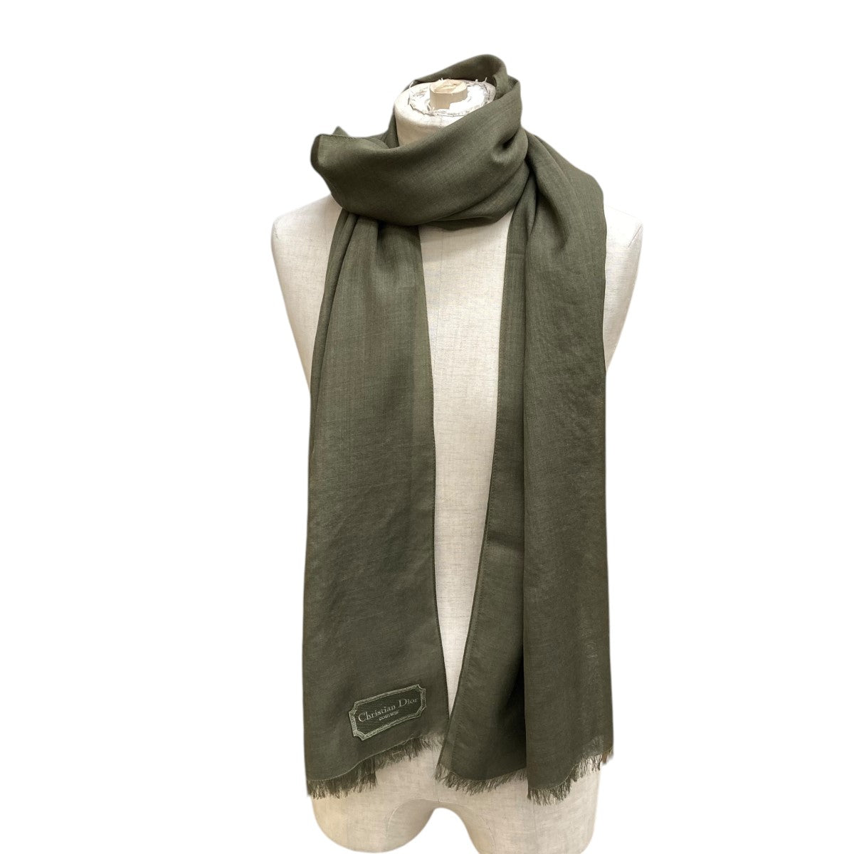 ディオール オブリーク ウール ショール 61810 ユニセックス ブラック  