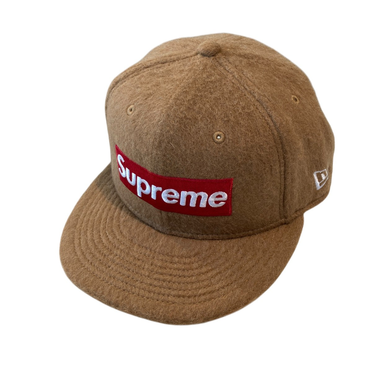 24AWBrushed Wool Box Logo New Eraキャップ