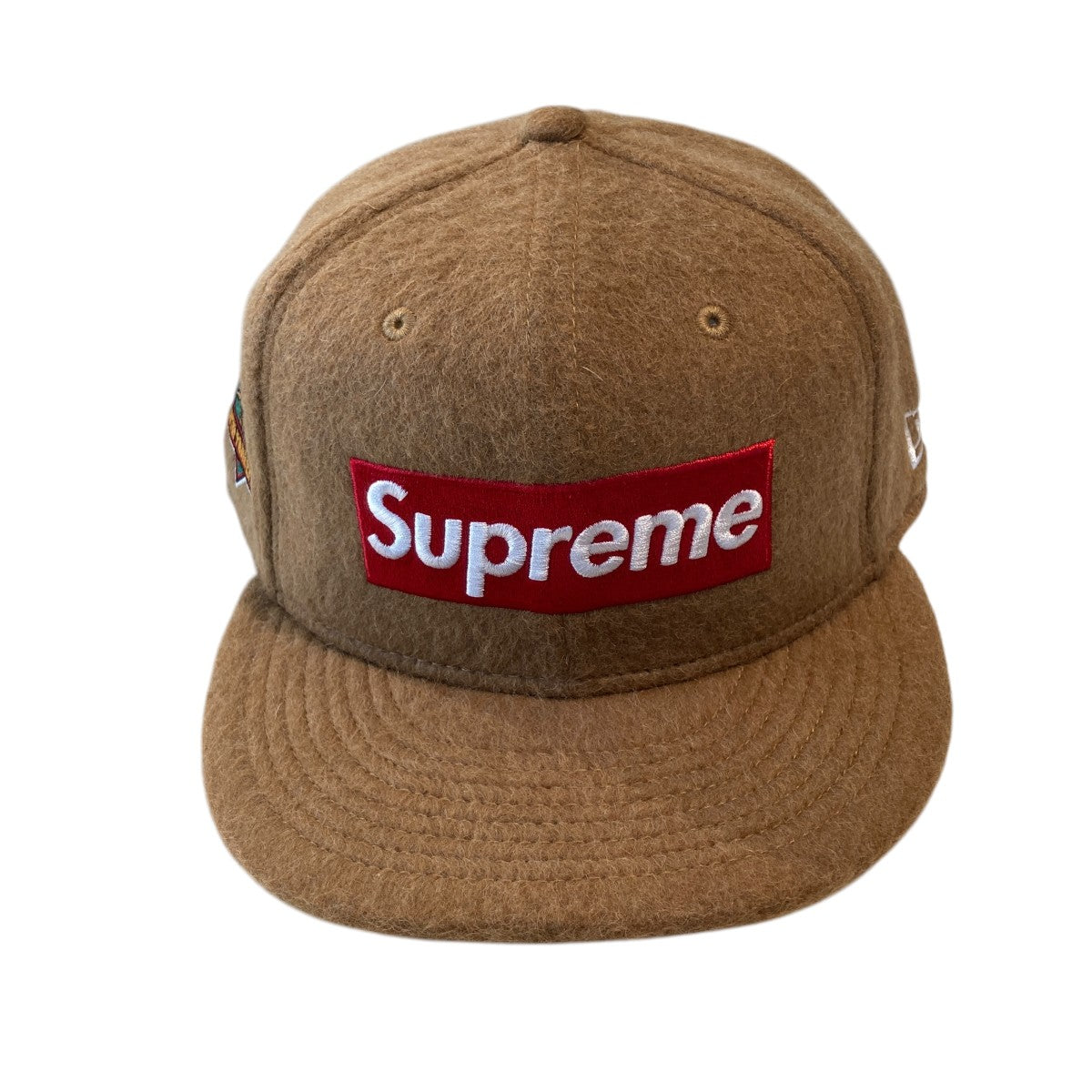 24AWBrushed Wool Box Logo New Eraキャップ