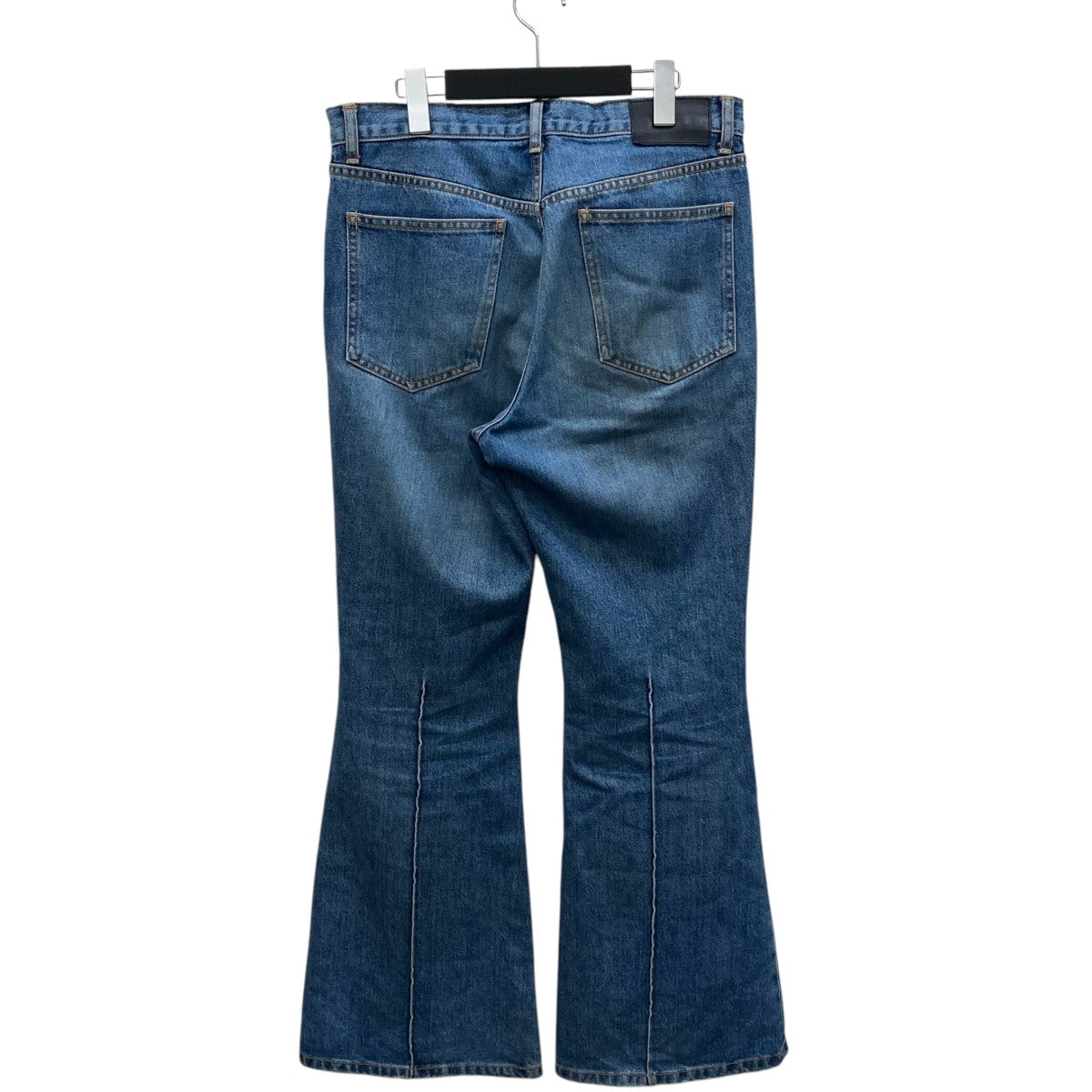 ジョンローレンスサリバン ワイドバギーデニムパンツ Washed denim wide pants