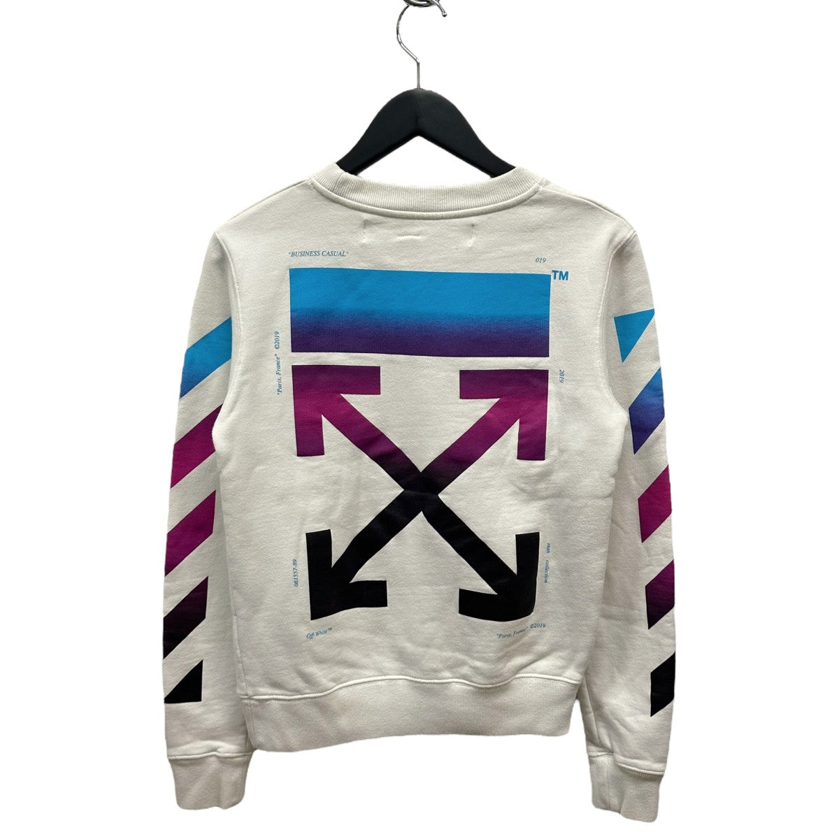 OFFWHITE(オフホワイト) 18AWDIAG GRADIENT CREWNECKスウェット
