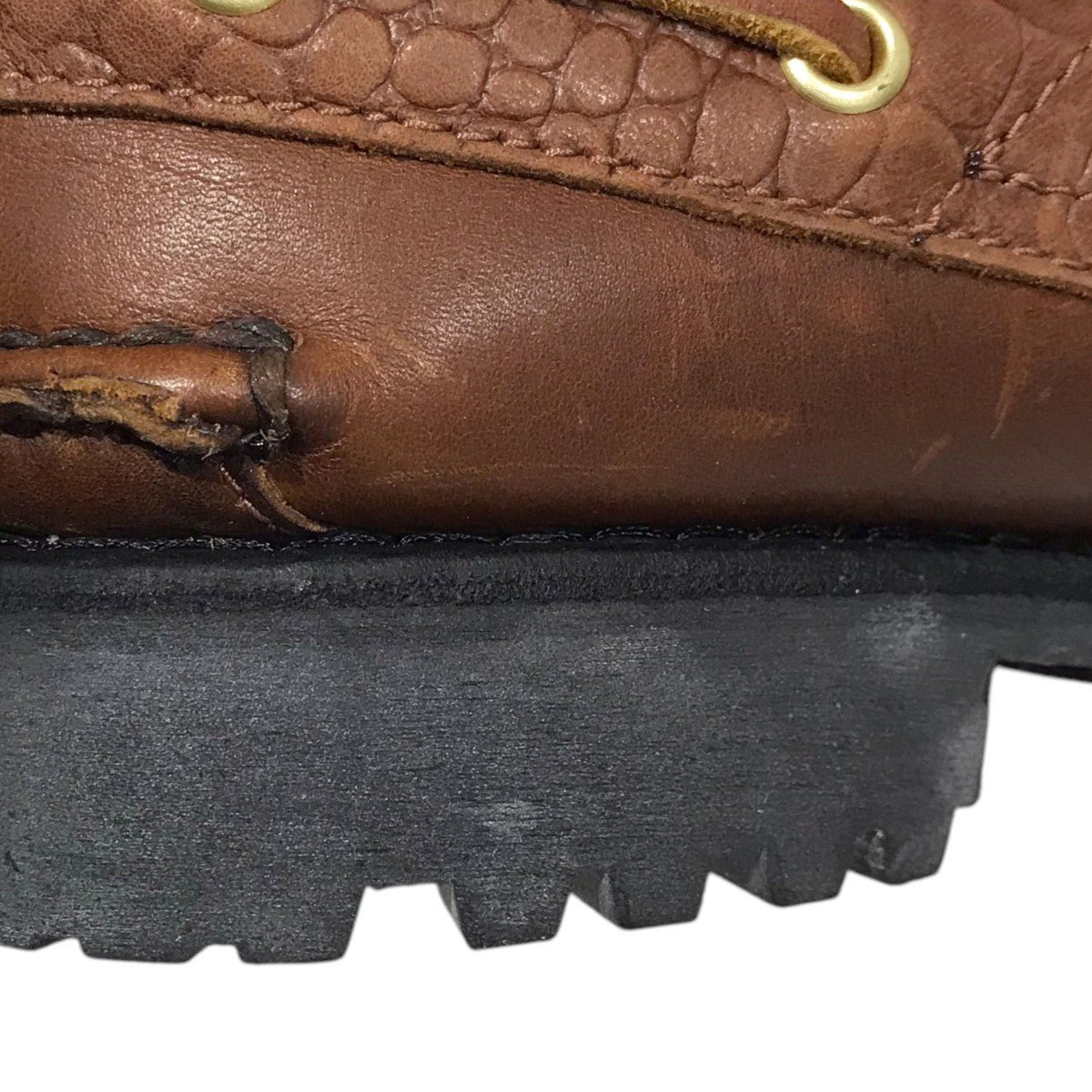 Timberland(ティンバーランド) レザーデッキシューズ 3EYE