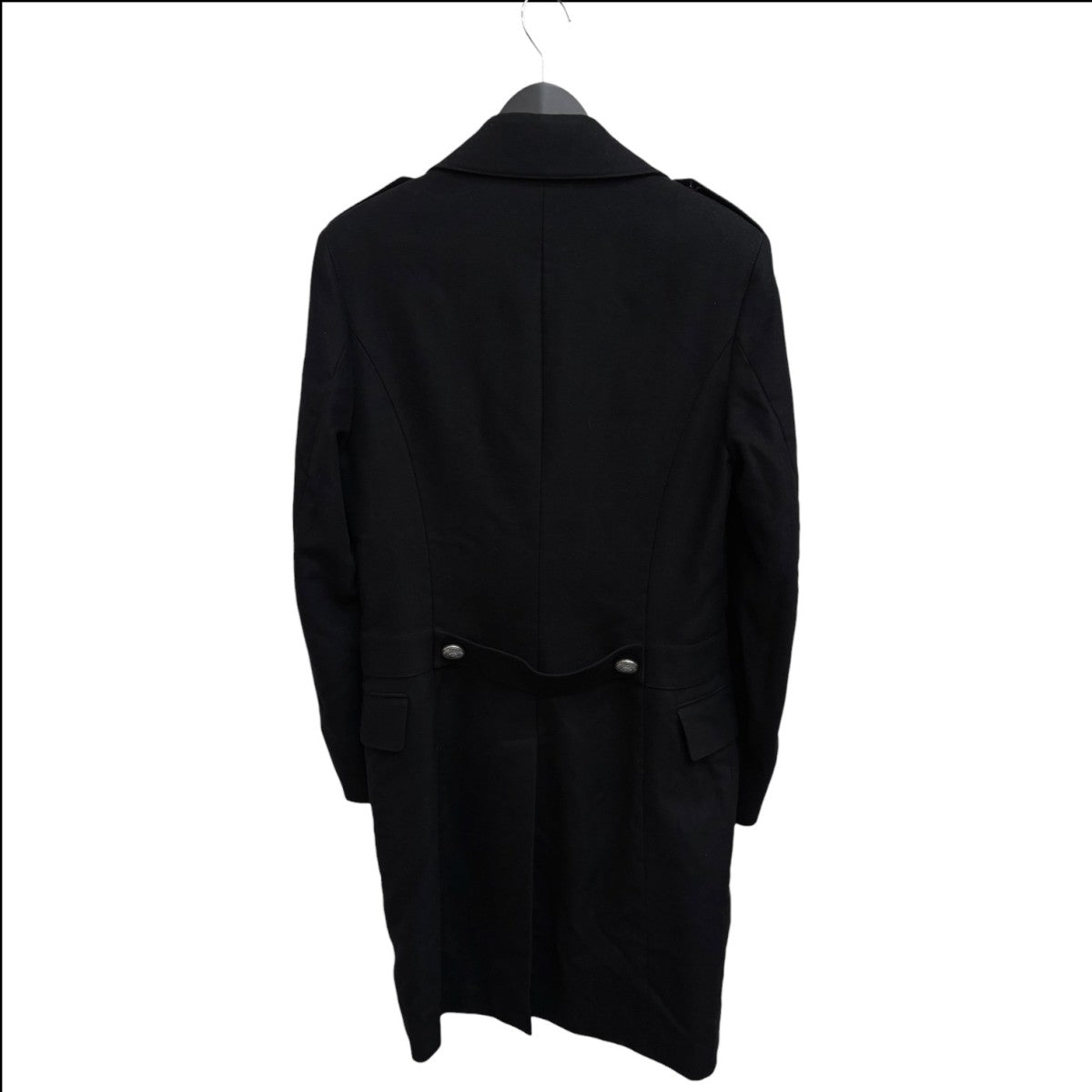 BALMAIN(バルマン) Double Breasted Black Coatダブルブレストコート