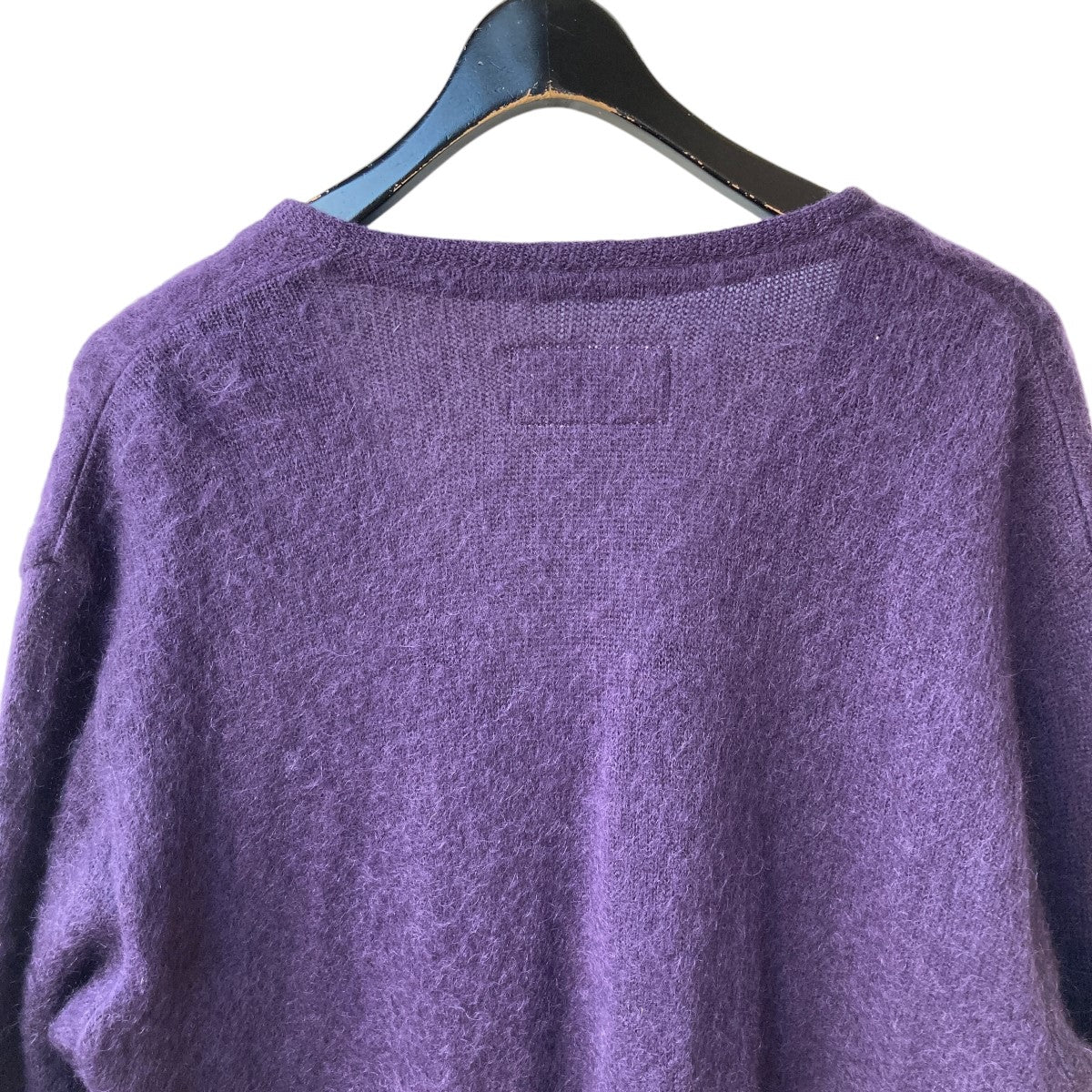 ワコマリア　モヘア　紫 カーディガン WACKO MARIA(ワコマリア) MIX MOHAIR CARDIGAN モヘア