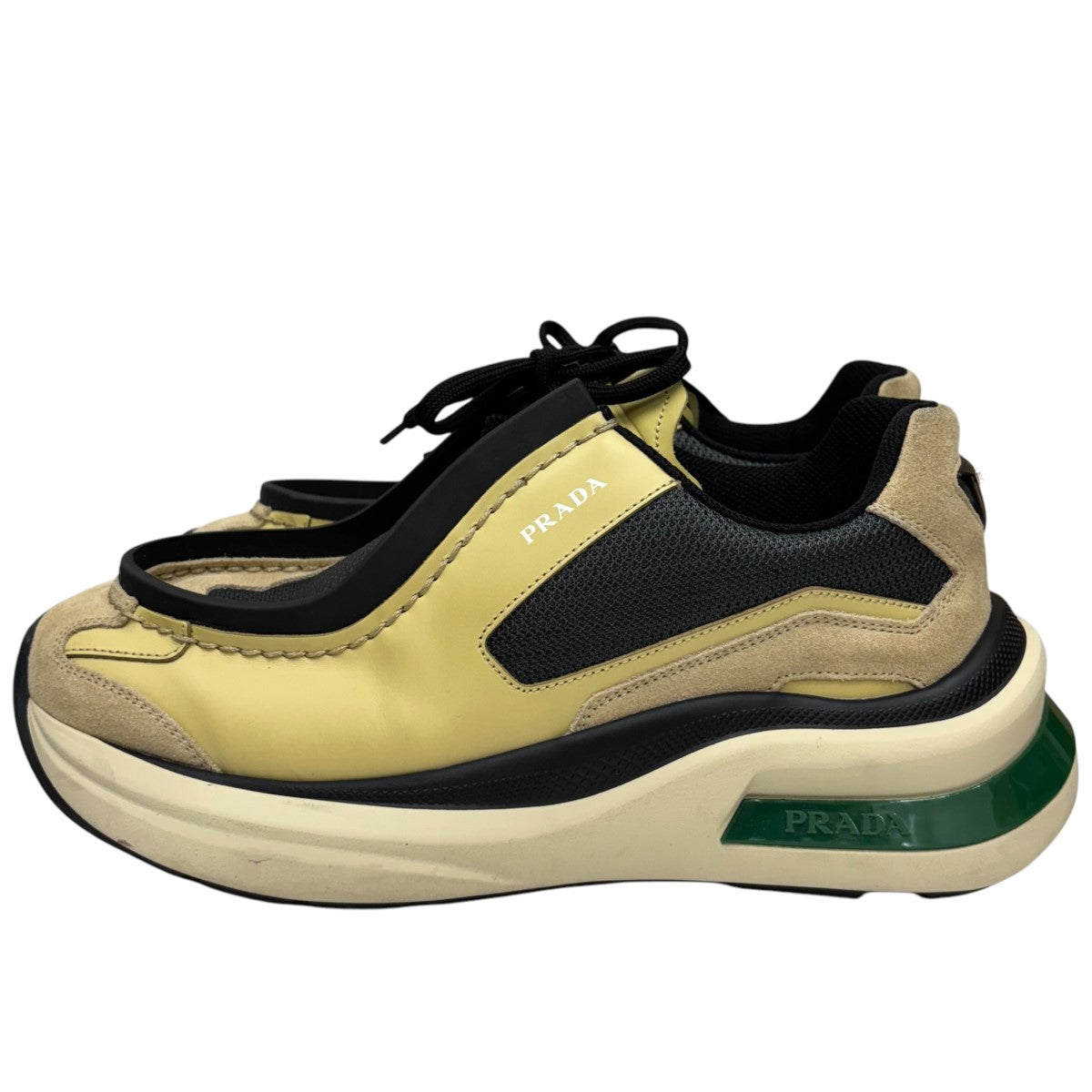 未使用品✨PRADA プラダ　3E5404 エスパドリーユ　スニーカー　キャメル PRADA - プラダ PRADA シューズの通販 by KOMEHYO ONLINE ラクマ