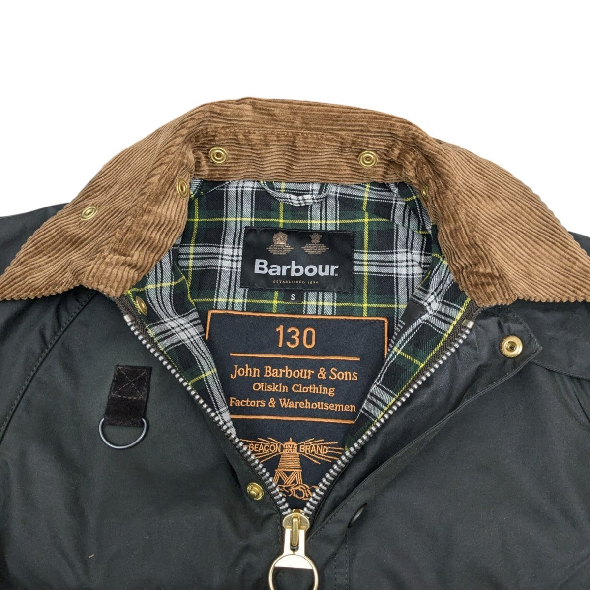 Barbour 130周年記念モデル SPEYオイルドジャケット242MWX2363 古着・中古-7枚目のアイテム画像