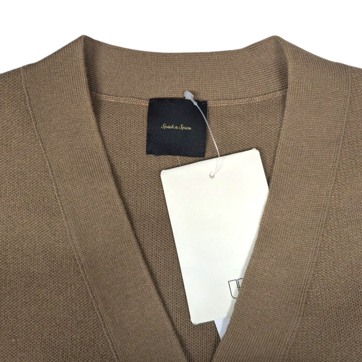 Spick &amp; Span - スピックアンドスパン☆ジャガードビッグカーディガン Spick and Span ダブルジャガード ビッグカーディガン