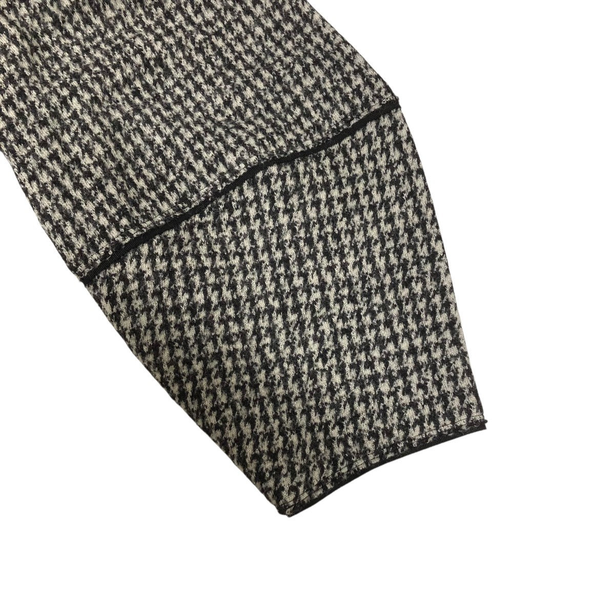 【週末限定価格＊】 tomorrowland ハウンドトゥース柄半袖ニット 週末限定価格＊】 tomorrowland ハウンドトゥース柄半袖ニット