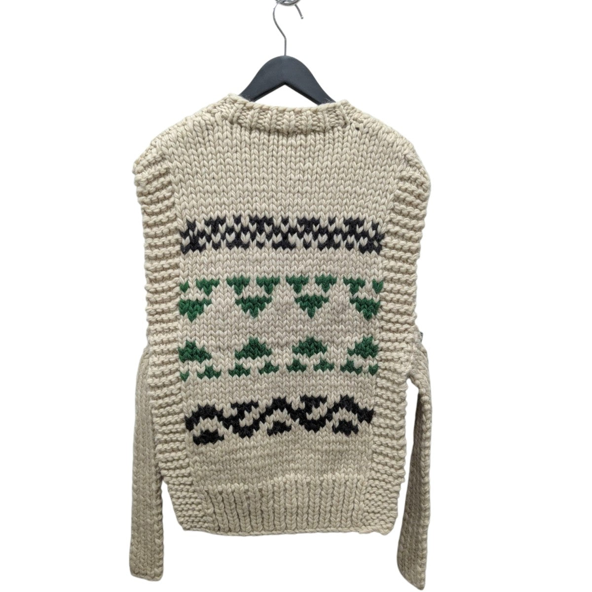 HYKE(ハイク) COWICHAN SWEATER VESTカウチンニットベスト212