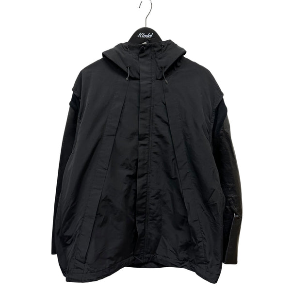 UNDERCOVER(アンダーカバー) レザースリーブマウンテンパーカー