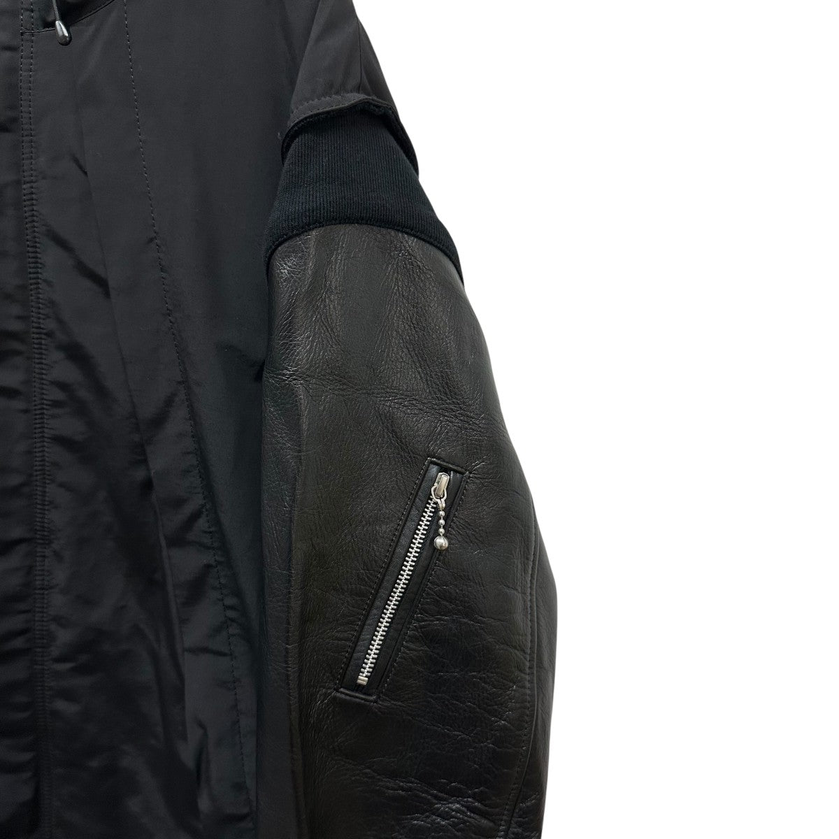 UNDERCOVER(アンダーカバー) レザースリーブマウンテンパーカー