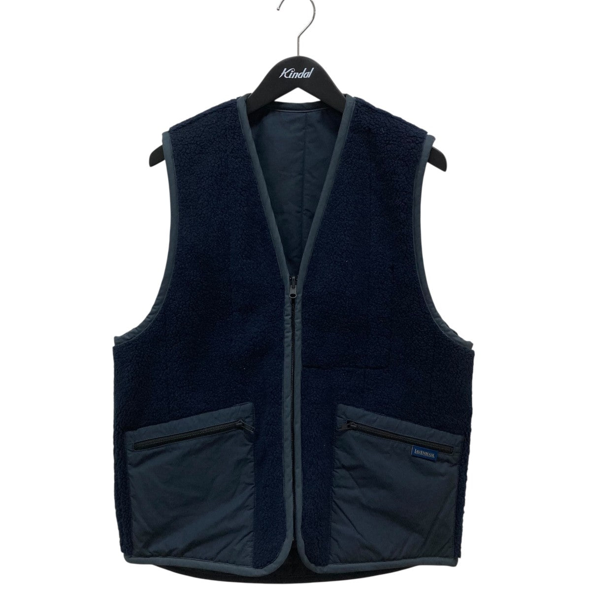 YLEVE×LAVENHAM Reversible Zip Front Giletリバーシブルベスト