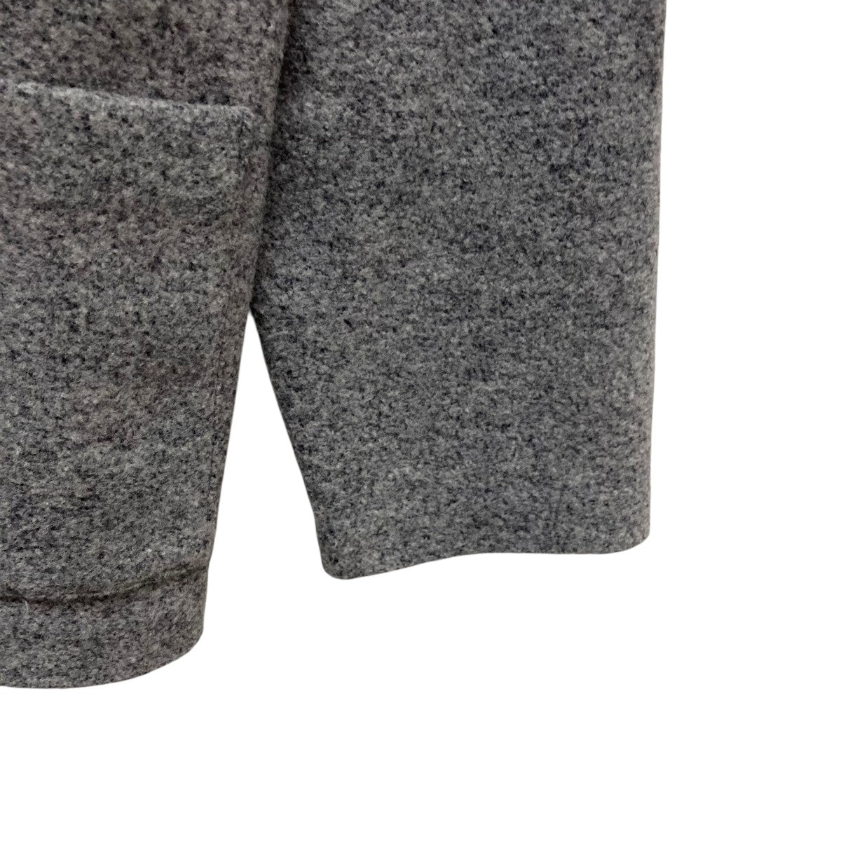 【極美品】AURALEE ウールジャケット A21AB01AT グレー 3 AURALEE(オーラリー) WOOL LING YARN MILLED JERSEY ZIP BLOUSON