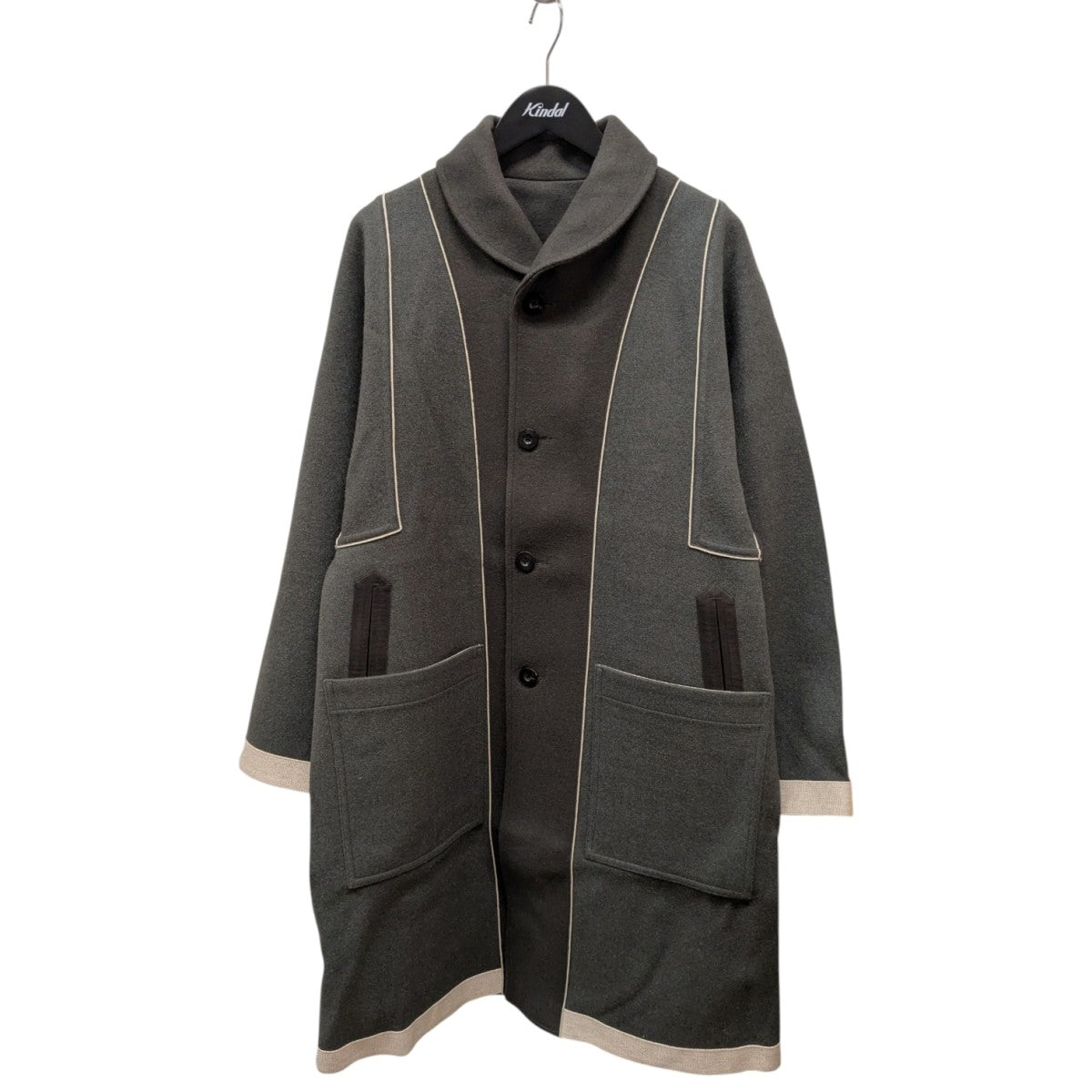 IRENISA(イレニサ) 23AWREVERSIBLE SHAWL COLLAR COATショールカラー