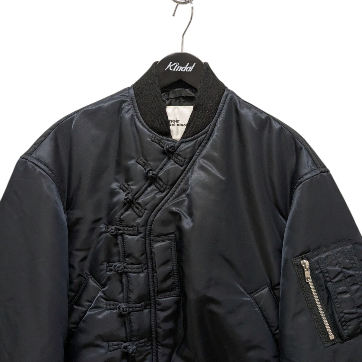 noir kei ninomiya(ノワールケイニノミヤ) AD2021 KNOT BUTTON BOMBER