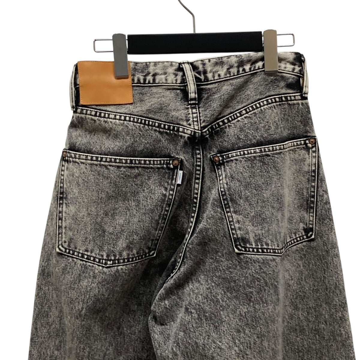 ACID WASHED MODERN WESTERN WIDE TROUSERSデニムパンツ2441000420