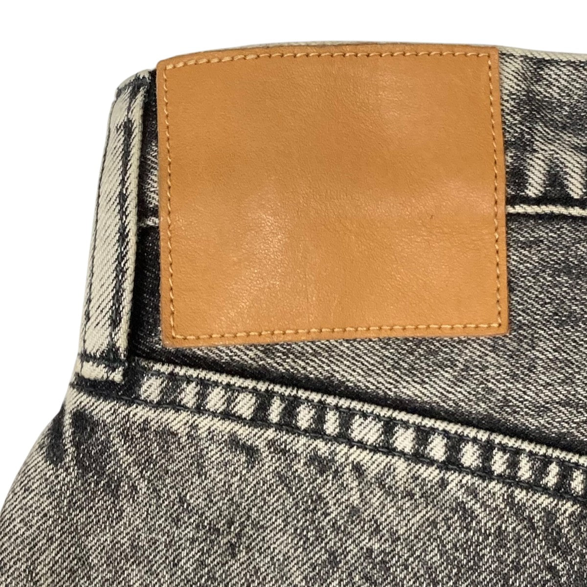 ACID WASHED MODERN WESTERN WIDE TROUSERSデニムパンツ2441000420