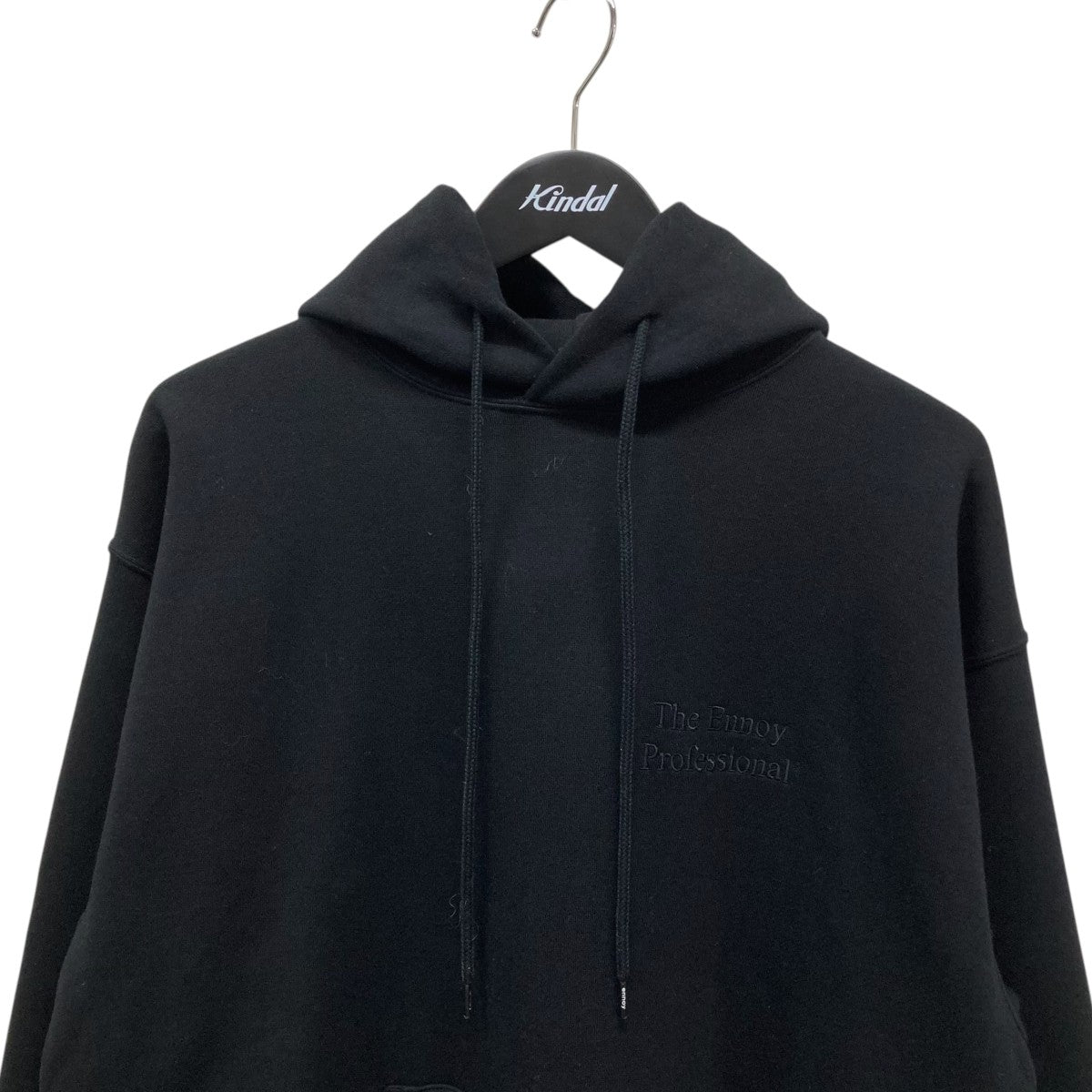 ENNOY(エンノイ) ロゴ刺繍スウェットパーカーAW22BRENCT02NTL