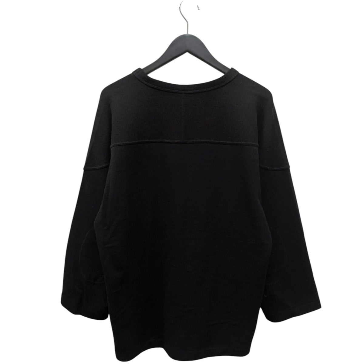 コモリCOMOLI 22SS フットボールT BLACK 1 COMOLI (コモリ) フットボールTシャツ