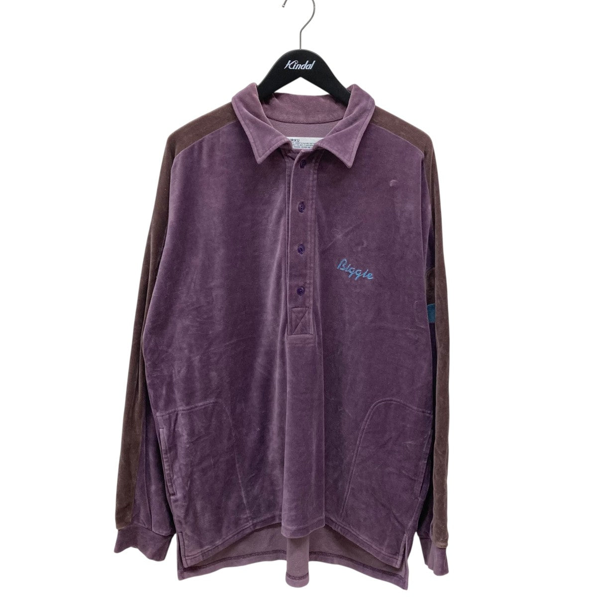 DAIRIKU BIGGIE Velor Shirtトレーナージャケット19AW S-4 古着・中古-1枚目のアイテム画像