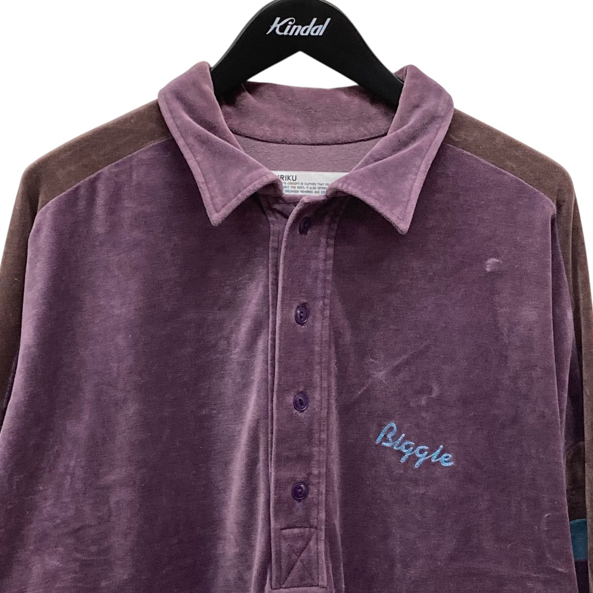 DAIRIKU BIGGIE Velor Shirtトレーナージャケット19AW S-4 古着・中古-3枚目のアイテム画像