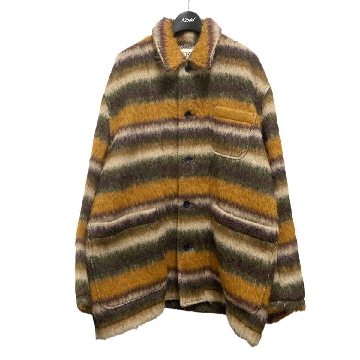 BRUSHED BORDER JACKETボーダーファージャケットIM23AW BZ47