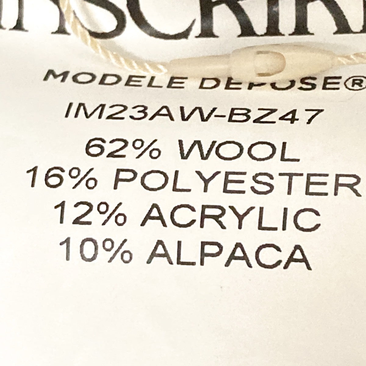 BRUSHED BORDER JACKETボーダーファージャケットIM23AW BZ47