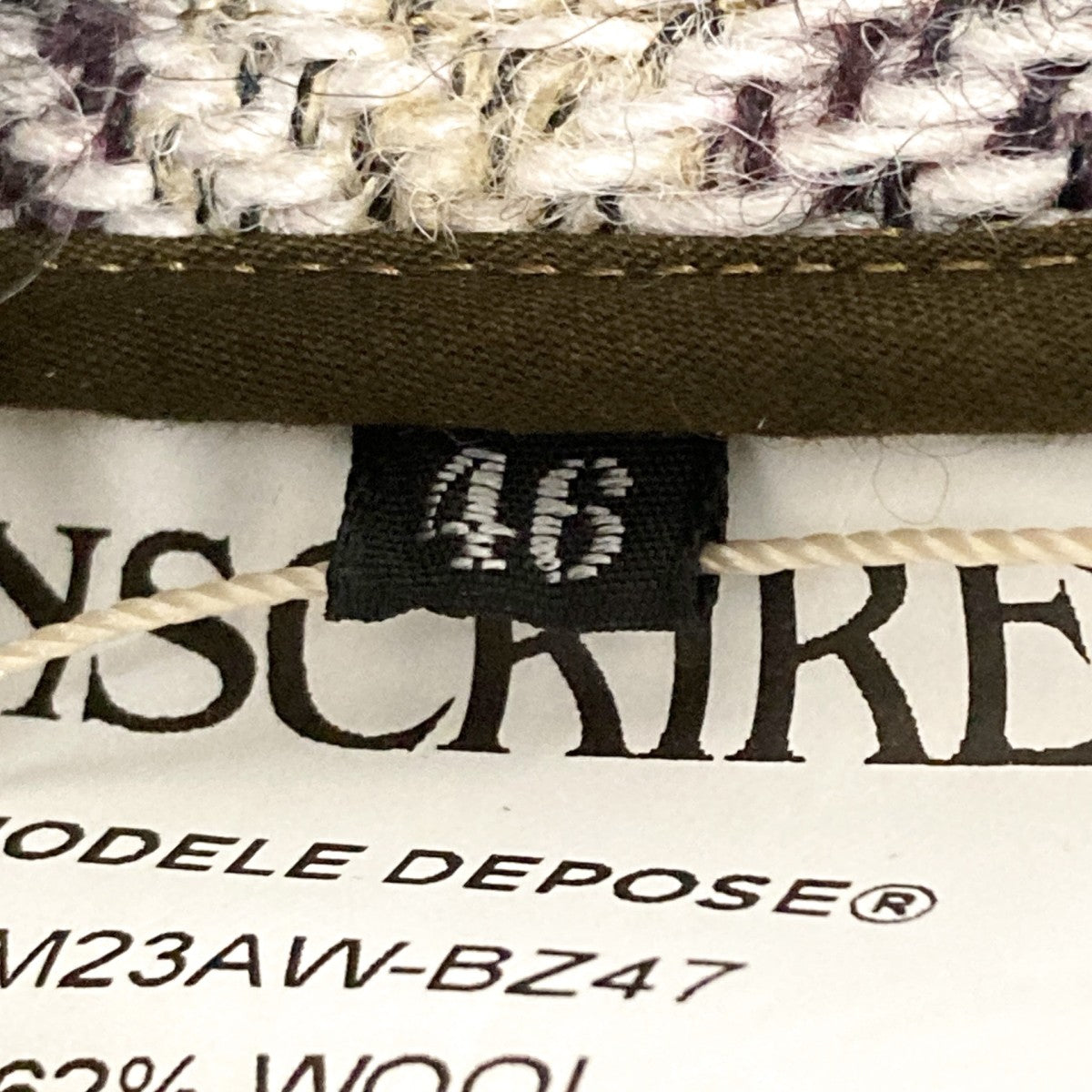 BRUSHED BORDER JACKETボーダーファージャケットIM23AW BZ47