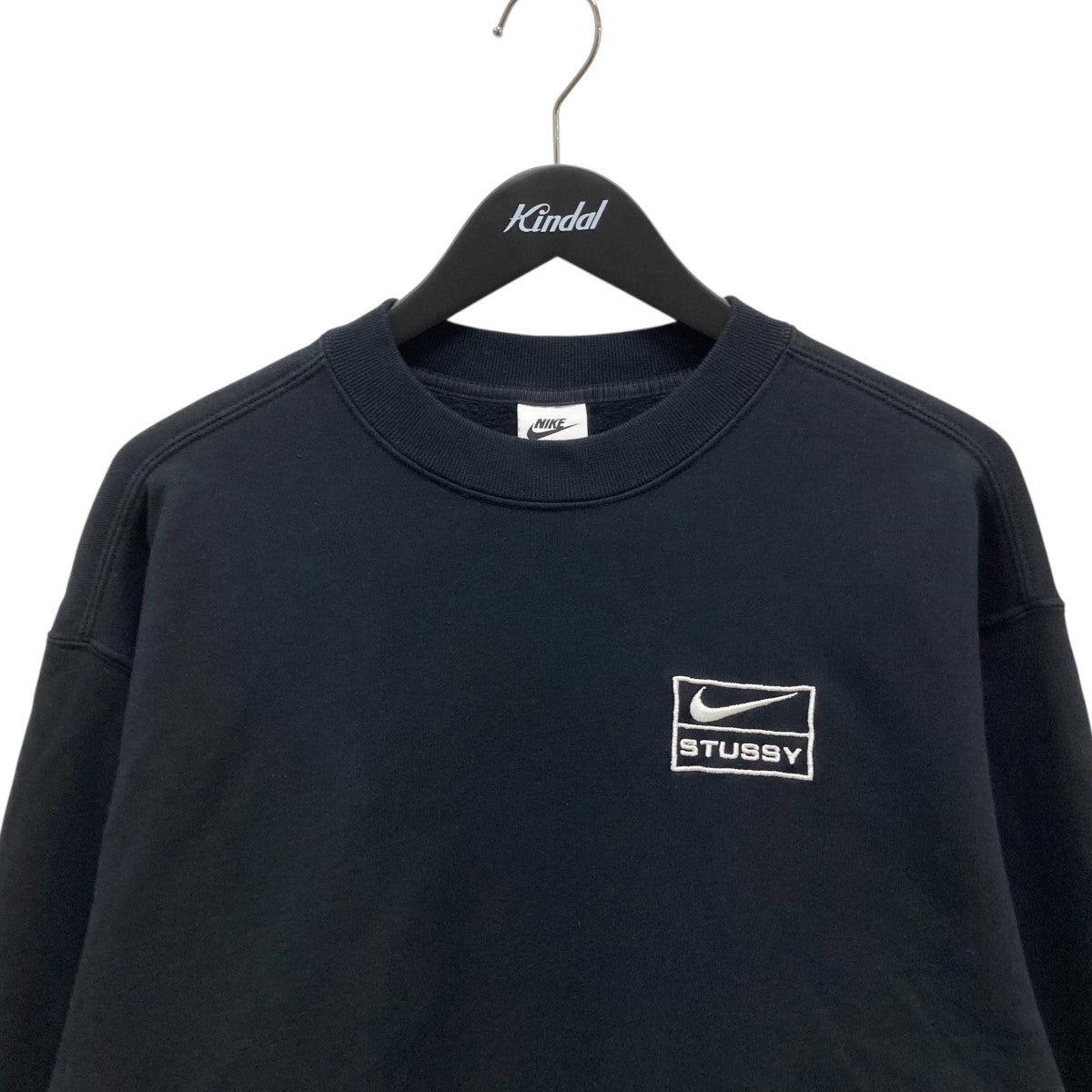STUSSY NIKE スウェット L STUSSY x NIKE NRG ZR CREW FLEECE GREY HEATHER CREW NECK