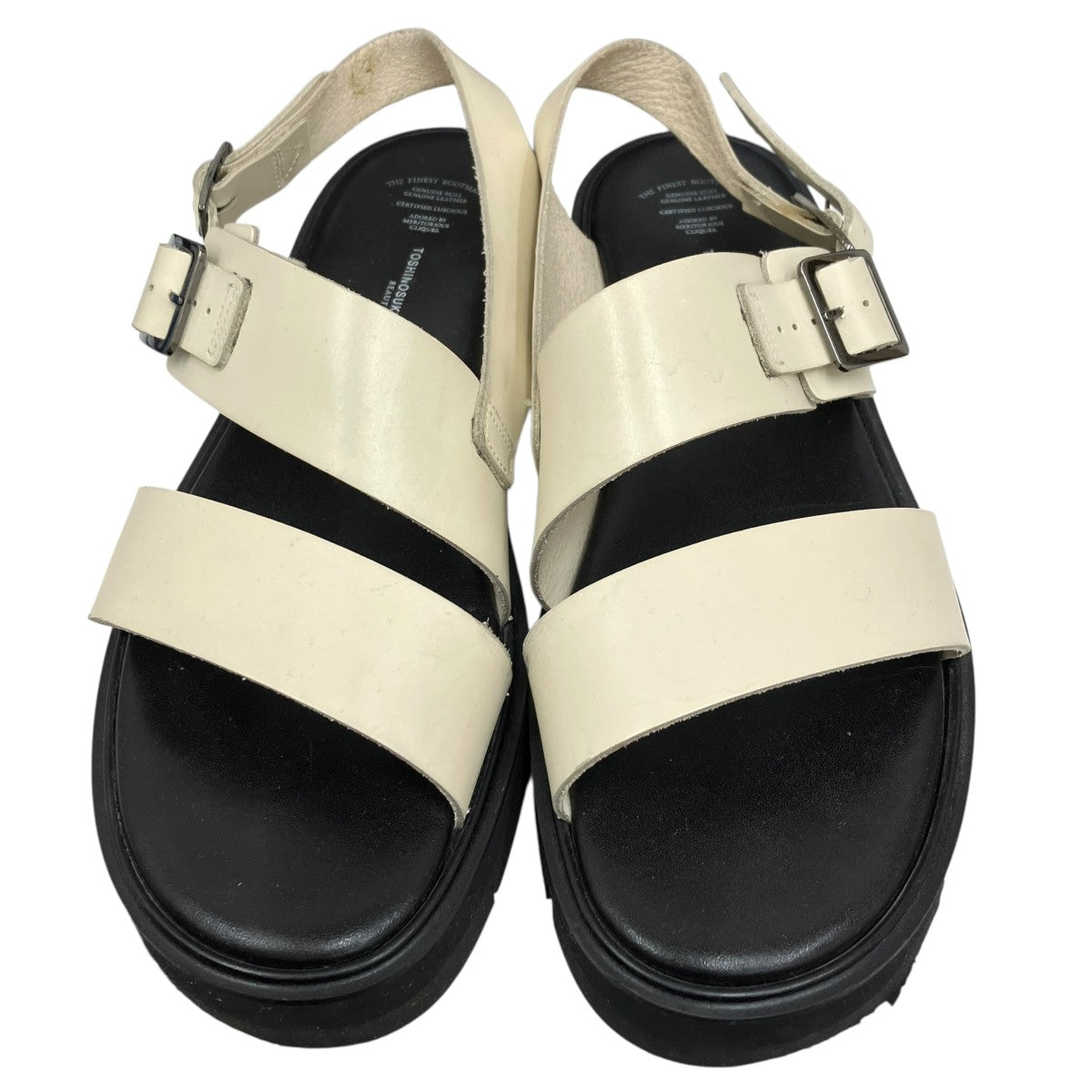 TOSHINOSUKE TAKEGAHARA BEAUTIFUL SHOES S．S．BELT SANDALSサンダル12004245 古着・中古-2枚目のアイテム画像